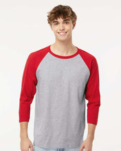 Raglan Three-Quarter Sleeve Baseball T-Shirt-M&O-5540