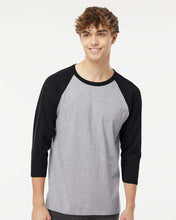Raglan Three-Quarter Sleeve Baseball T-Shirt-M&O-5540